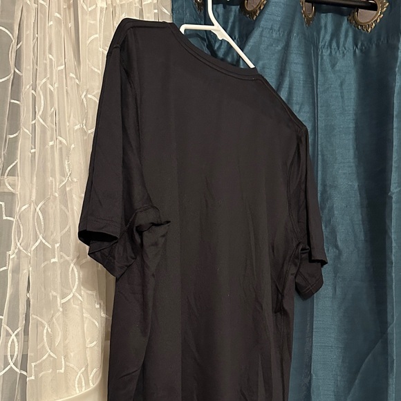 Nike Dri-FIT Black Tee with Lime Accent - Picture 4 of 4